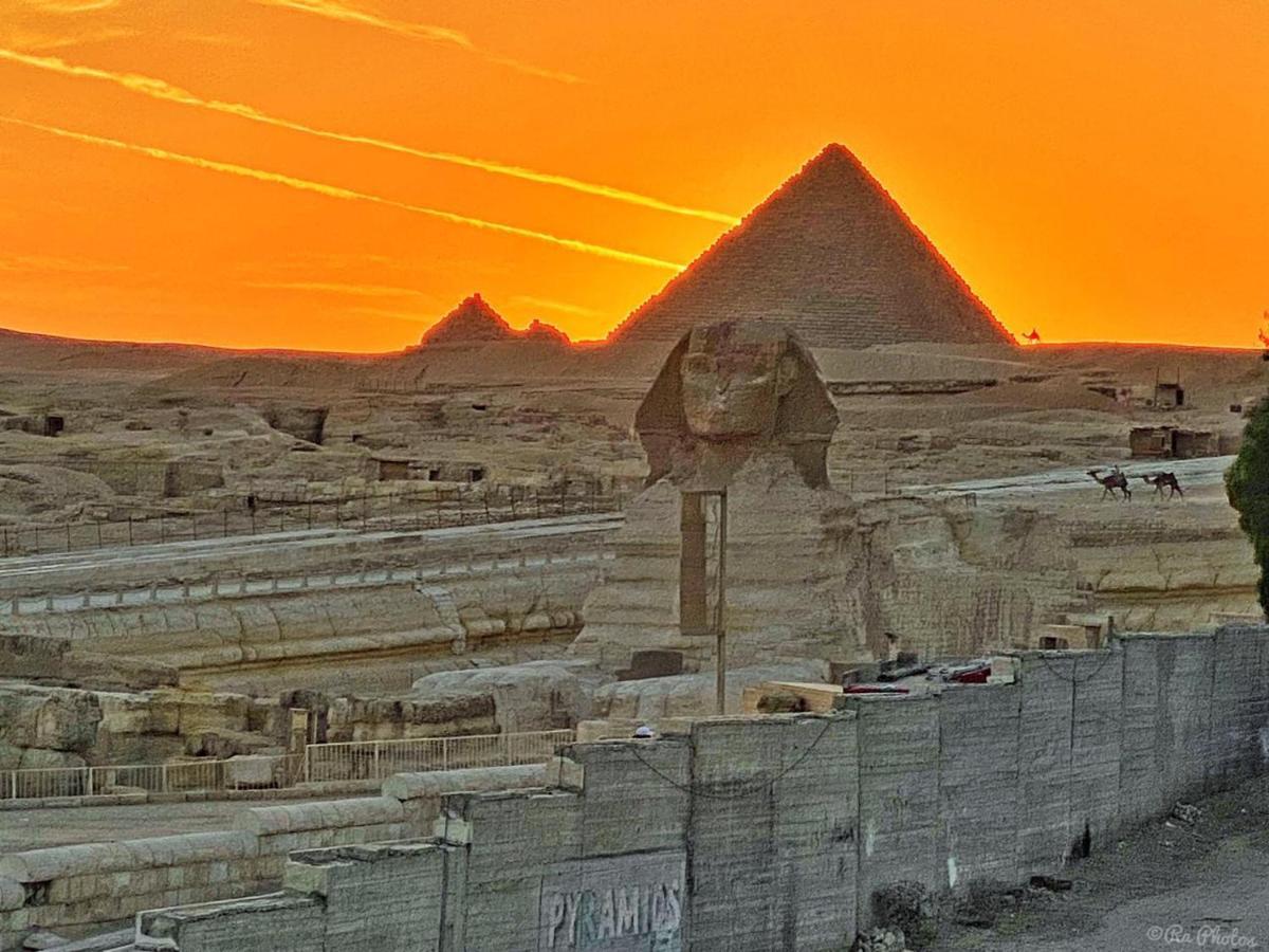 Pyramids Overlook Inn Kafrat al Jabal Bagian luar foto