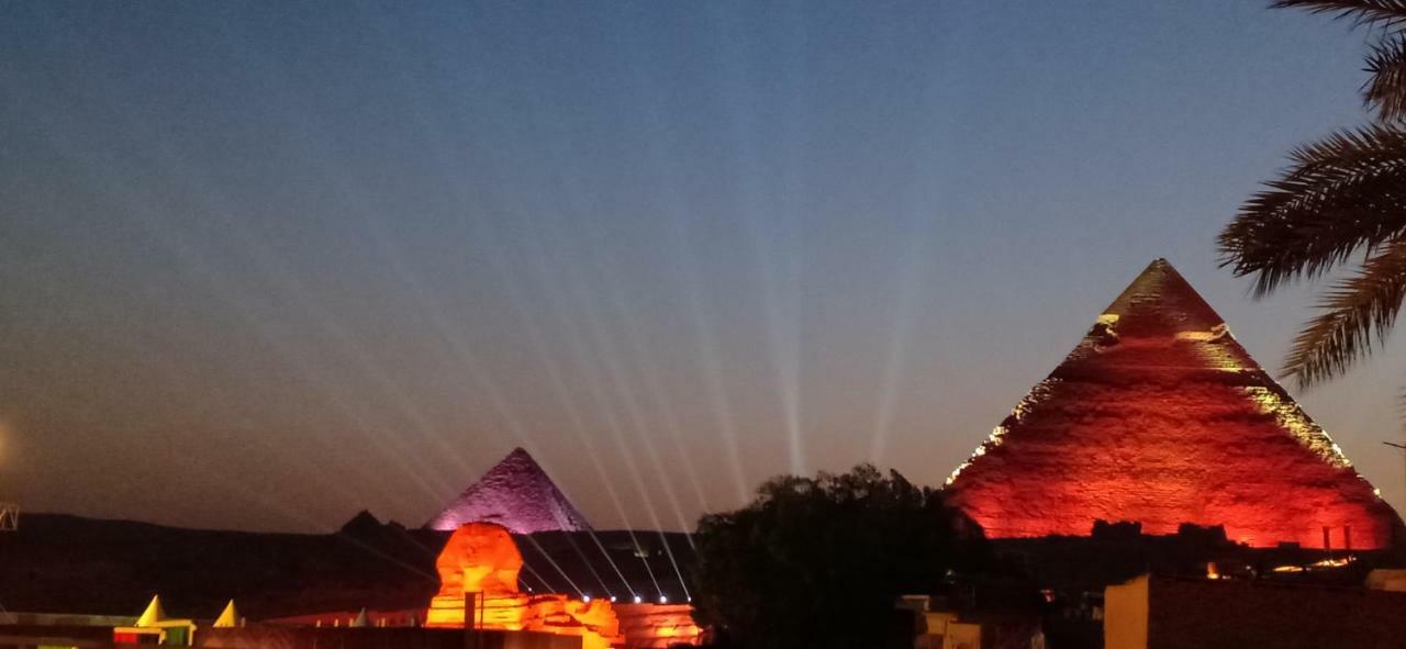 Pyramids Overlook Inn Kafrat al Jabal Bagian luar foto